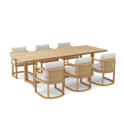 Anderson Teak Junus 7-Piece Dining Table Set