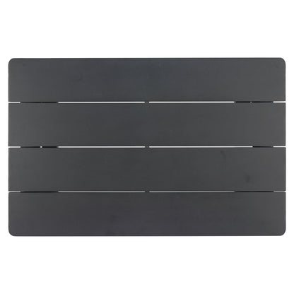 Tien Outdoor Patio Coffee Table, Black