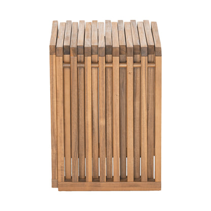 Riviera Outdoor Patio Extendable Stool, Set of 2, Natural