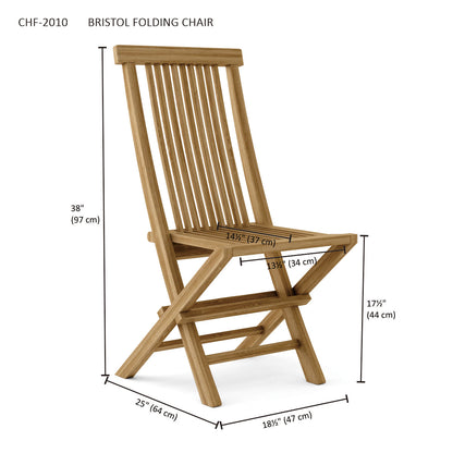 Anderson Teak Bristol Folding Chair