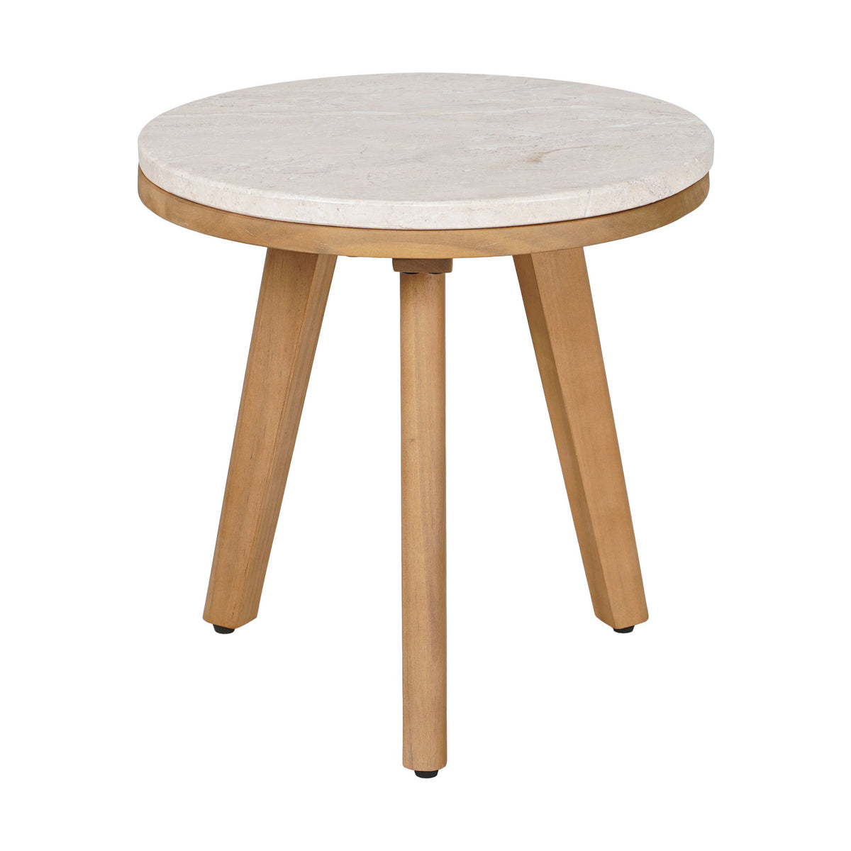 Siro Outdoor Patio Side Table, Natural
