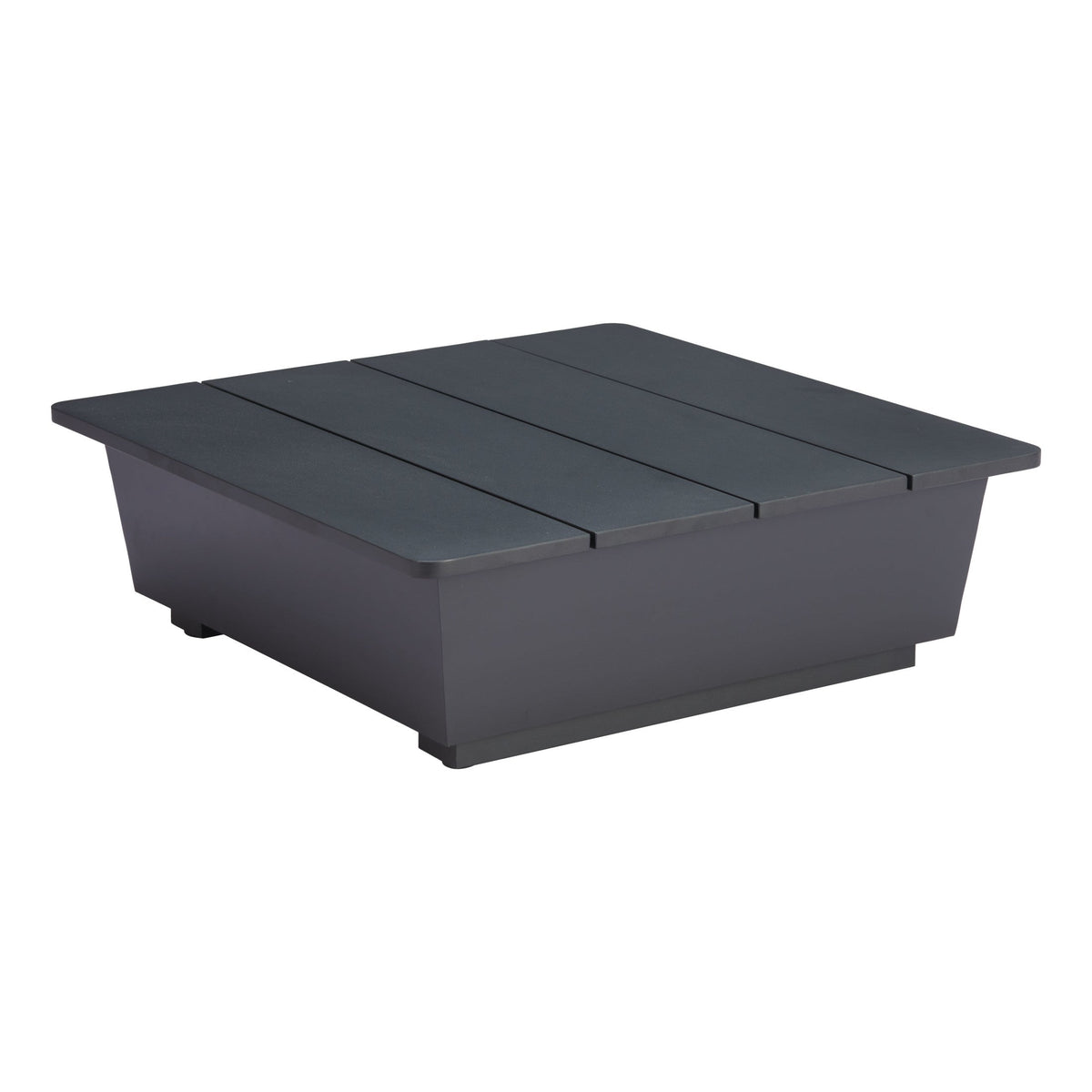 Tien outdoor side table in black