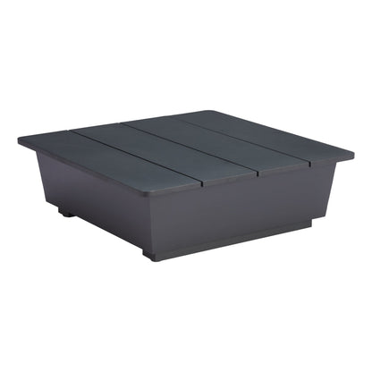 Tien outdoor side table in black