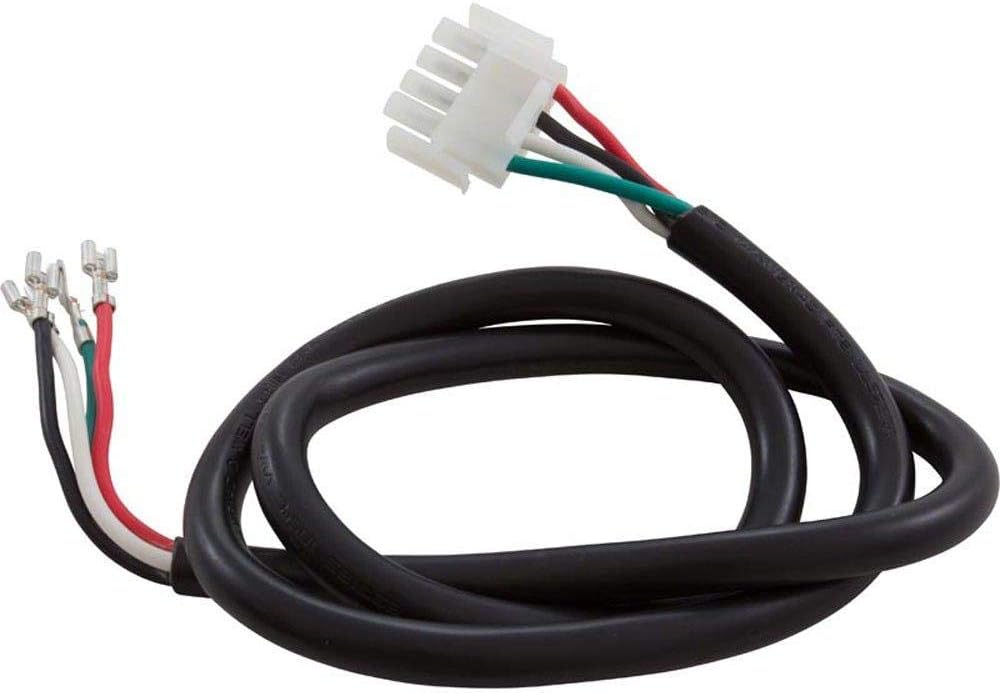 Hydro Quip 30-1001C Spa Pump Power Cord, 4-wire 2-Speed, 4-Pin AMP
