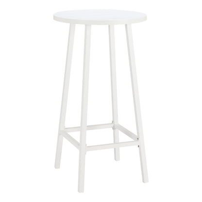 Ren Outdoor Patio Bar Table, White