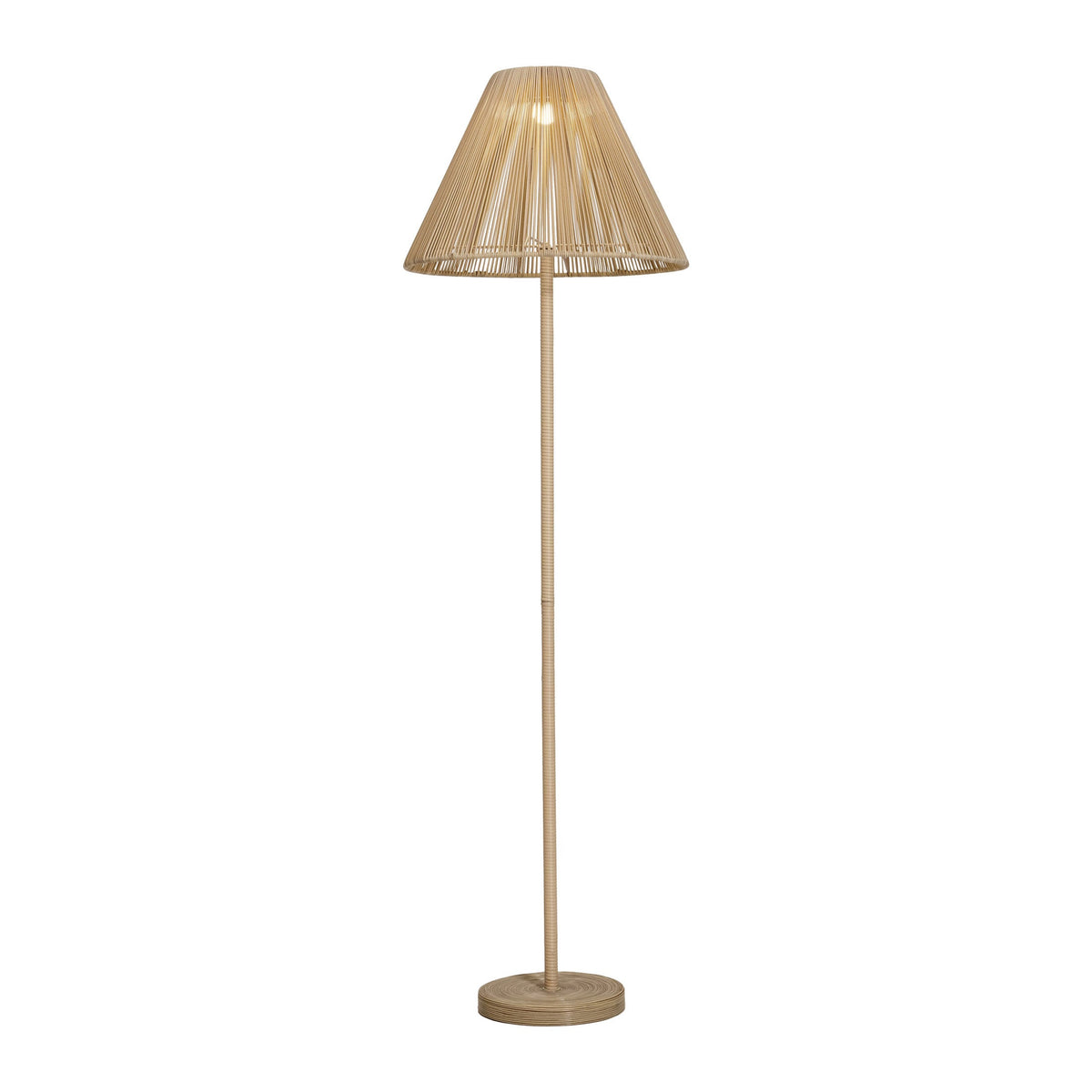 Lumika Outdoor Solar Floor Lamp, Beige