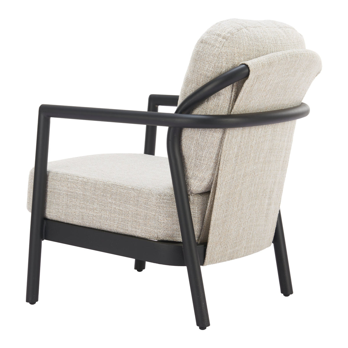 Rein Outdoor Patio Accent Chair, Beige