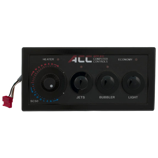 ACC KP-50 spa topside control with 3 air buttons and t-stat knob, KP-50-3-A, supplier product photo