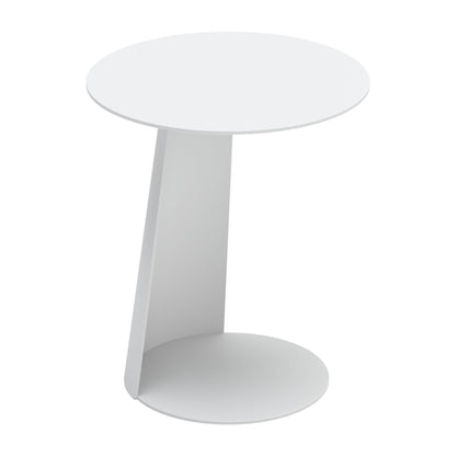 Sunny Isles Outdoor Patio Side Table, White