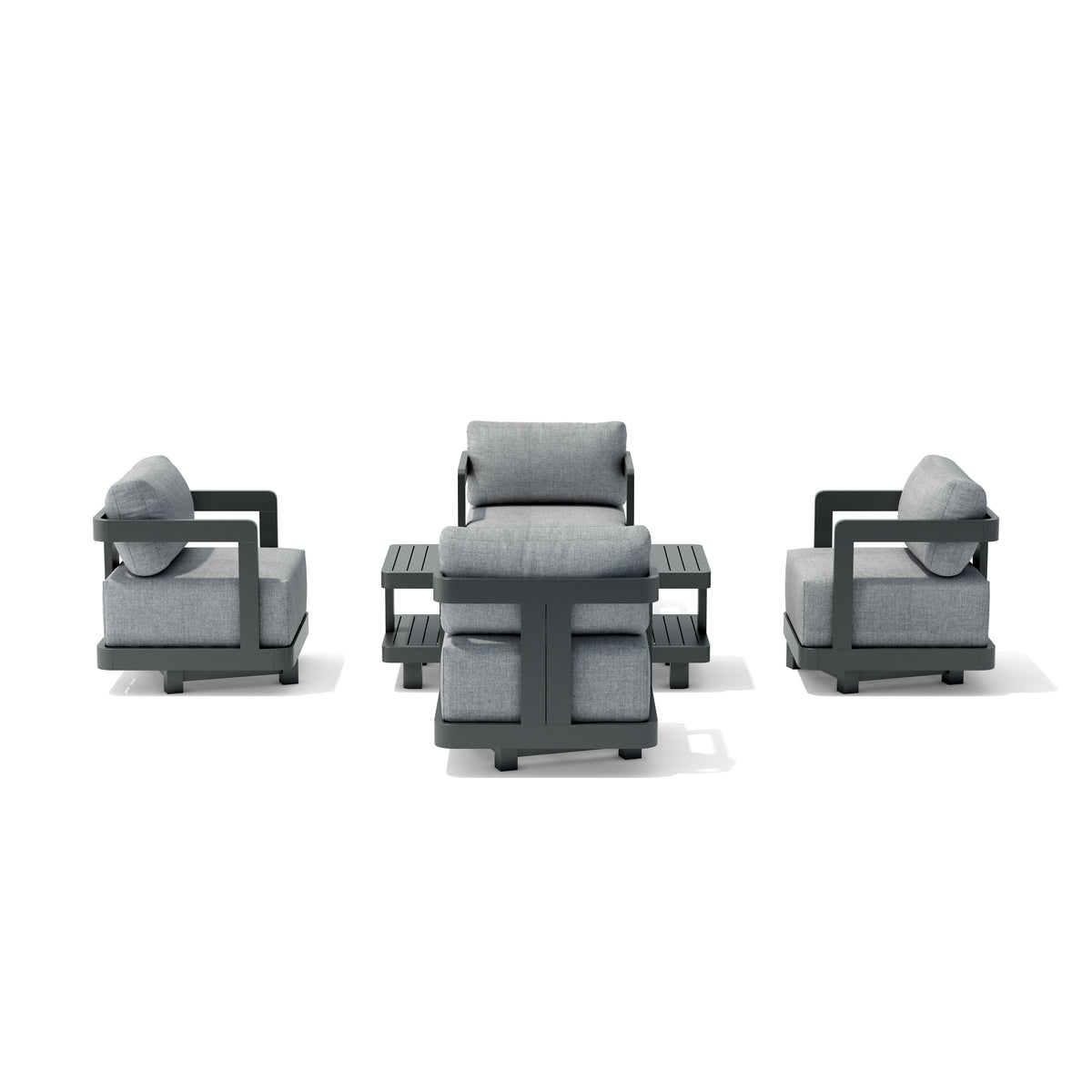 Anderson Teak Granada 5-Piece Aluminum Deep Seating