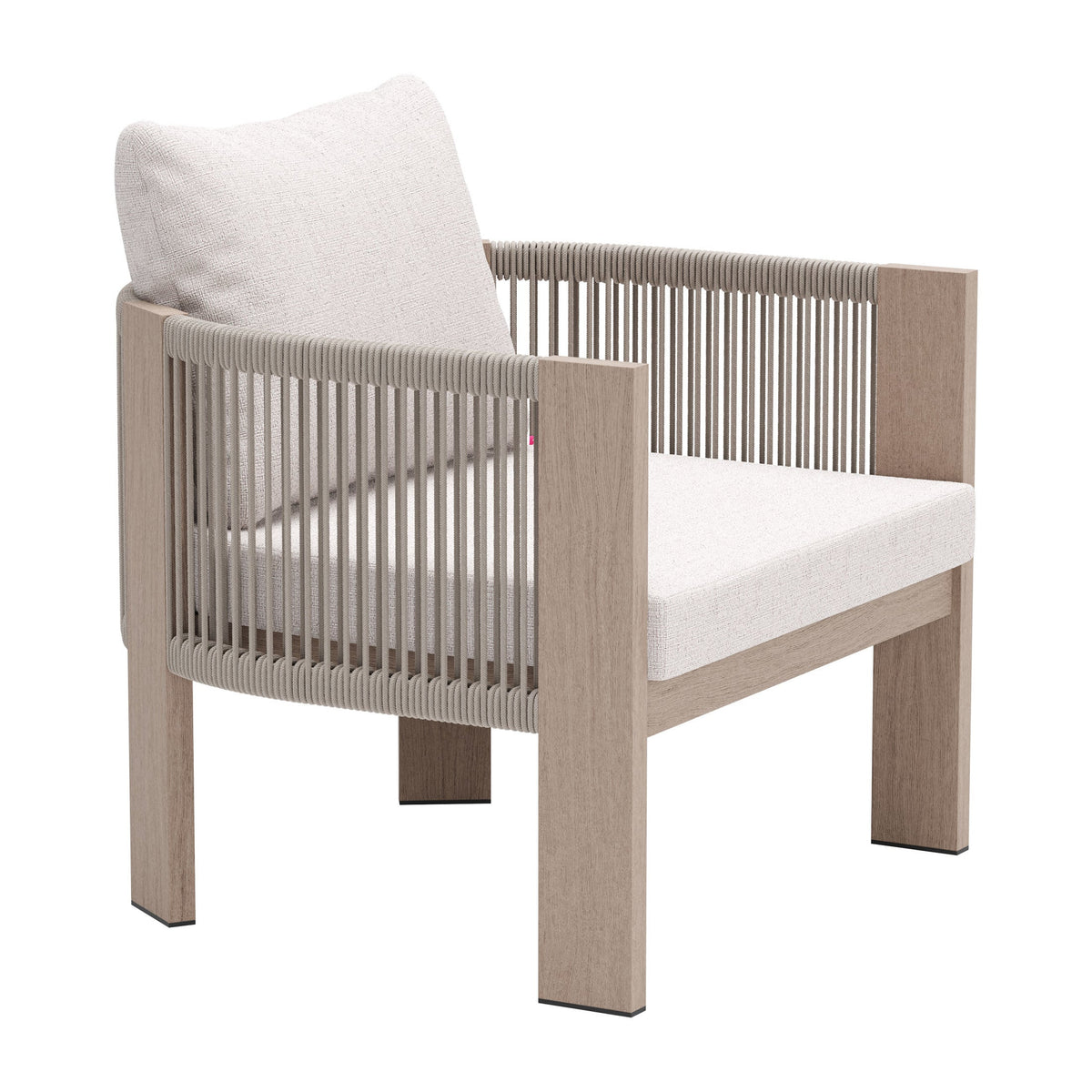 Rebel Outdoor Patio Accent Chair, Beige