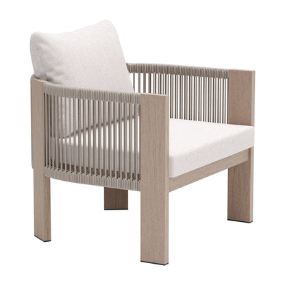 Rebel Outdoor Patio Accent Chair, Beige