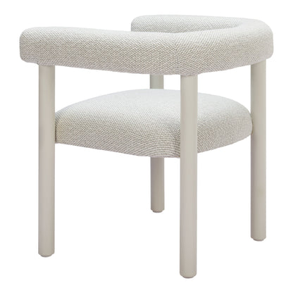 Sunbath Outdoor Patio Dining Chair, Set of 2, White