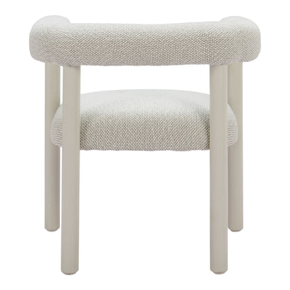 Sunbath Outdoor Patio Dining Chair, Set of 2, White