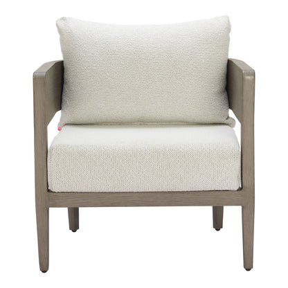 Foret Outdoor Patio Armchair, Beige
