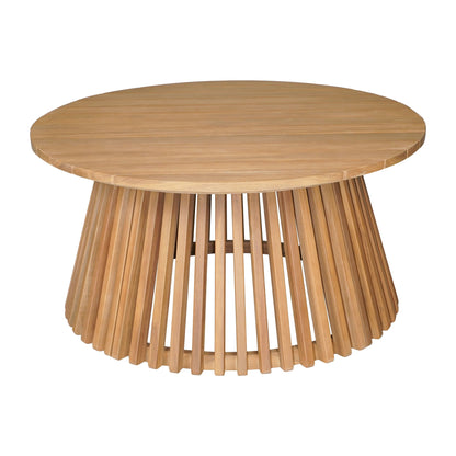 Zahara Outdoor Patio Coffee Table, Natural
