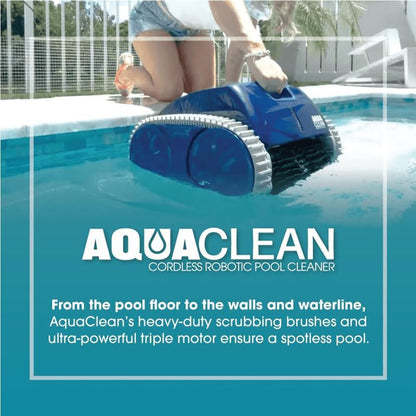 AquaCal AquaClean AC1500 PRO Cordless Robotic Pool Cleaner | AC1500P
