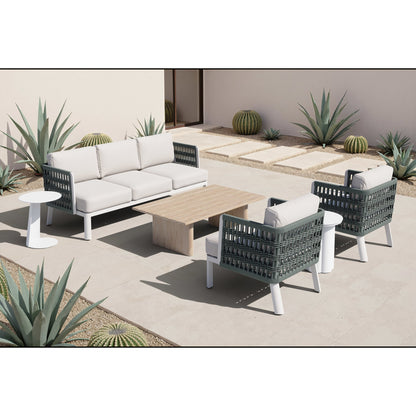 Bridgehampton Outdoor Patio Sofa, White