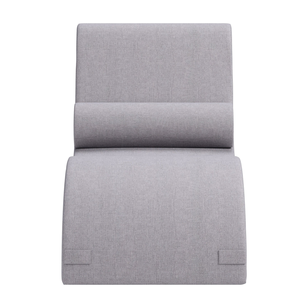 Luanda Outdoor Patio Chaise Lounge, Gray