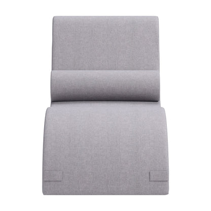 Luanda Outdoor Patio Chaise Lounge, Gray