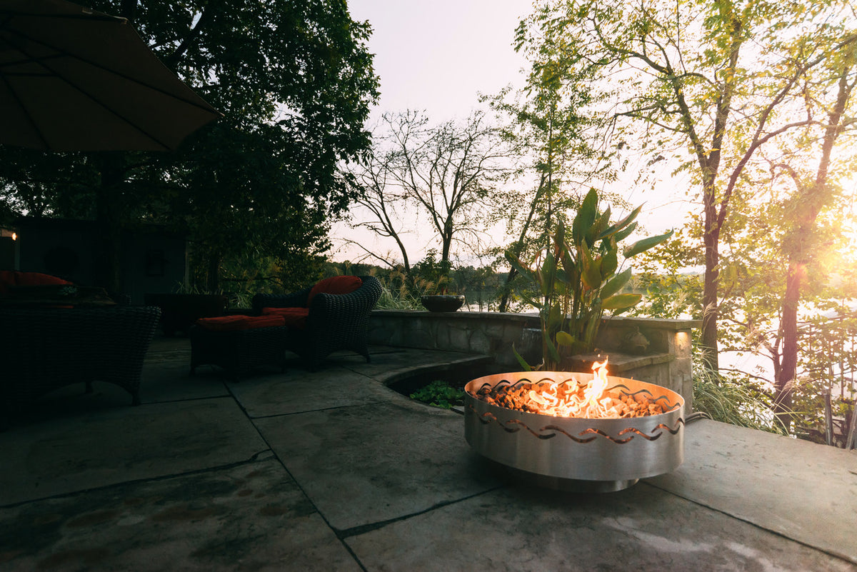Fire Pit Art Fire Surfer Fire Pit, 30"