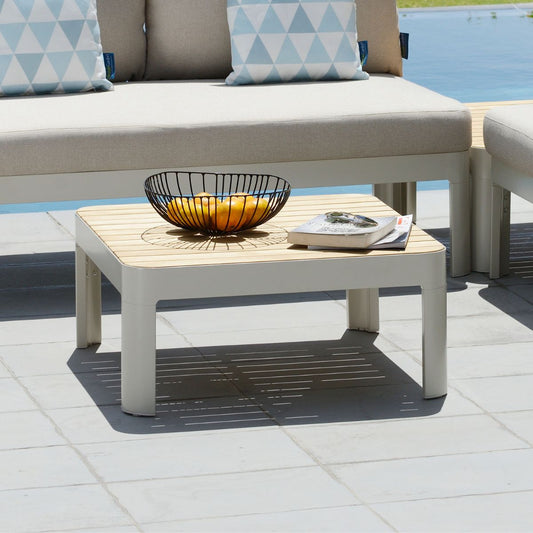 LifestyleGarden Portals Light Square Outdoor Coffee Table