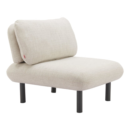 Aperto Outdoor Patio Accent Chair, Beige