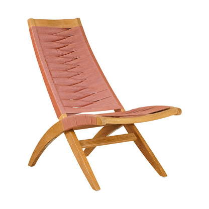 Rova Outdoor Patio Lounge Chair, Terracotta