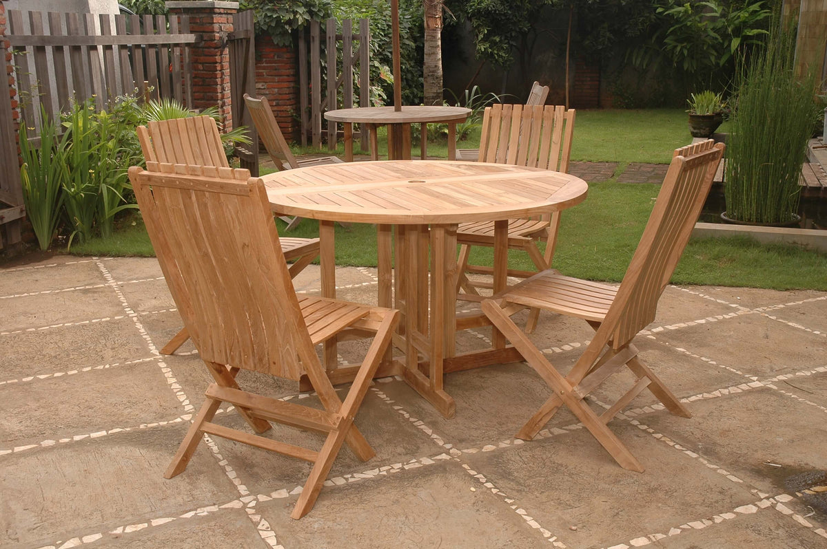 Anderson Teak Butterfly Comfort 5-Piece Dining Set