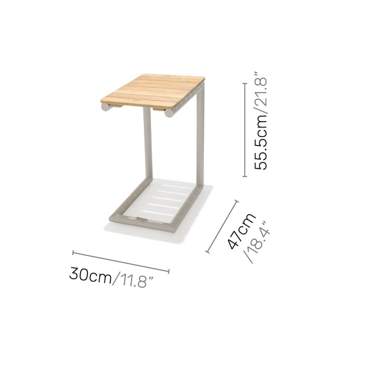 LifestyleGarden Portals Balcony Set with C Shape Table and 2 Chairs