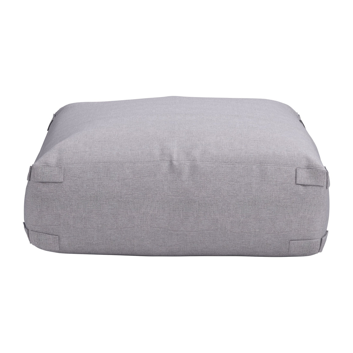 Luanda Outdoor Patio Ottoman, Gray