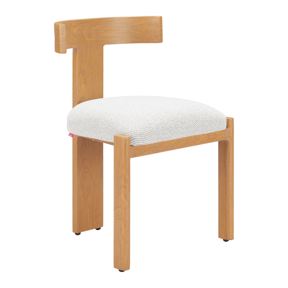 Tiana Outdoor Patio Dining Chair, Natural & Beige