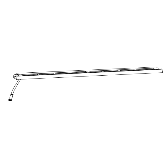 Firegear 76221 left LED tray assembly for Kalea Bay fireplace