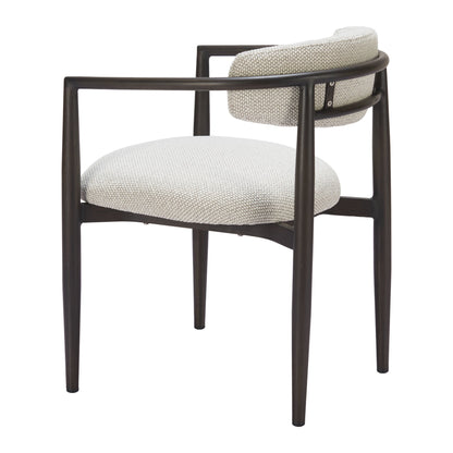Midori Outdoor Patio Dining Chair, White