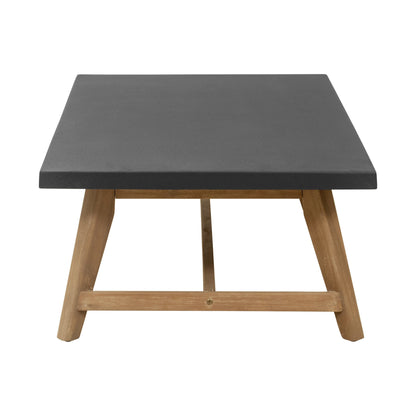 Dert Outdoor Patio Coffee Table, Gray