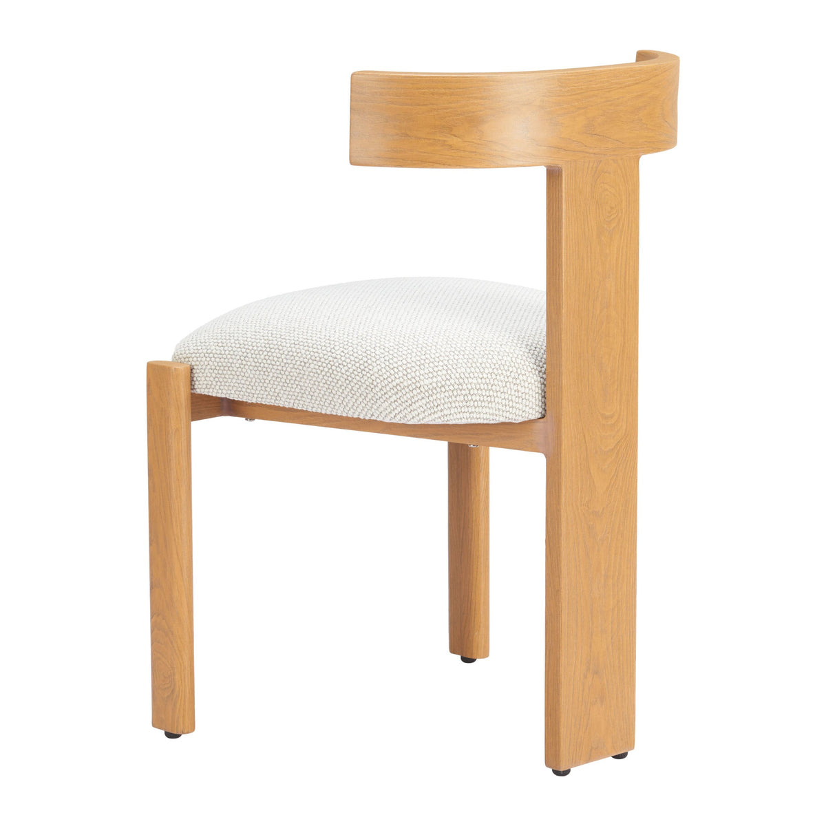 Tiana Outdoor Patio Dining Chair, Natural & Beige