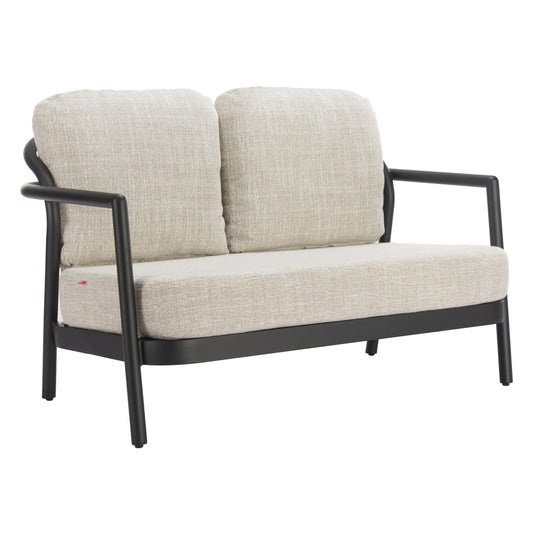 Rein Outdoor Patio Loveseat, Beige