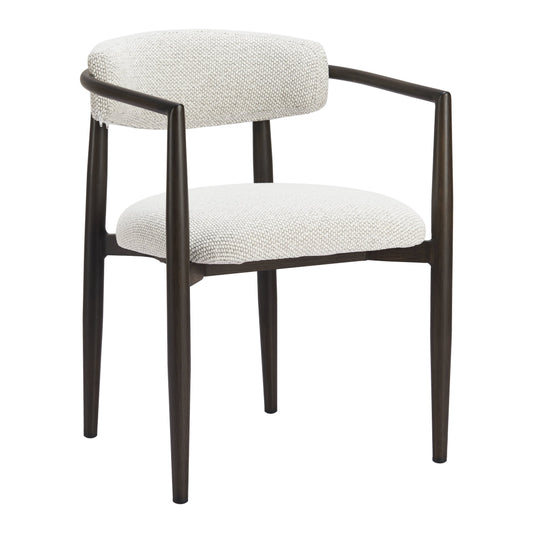 Midori Outdoor Patio Dining Chair, White