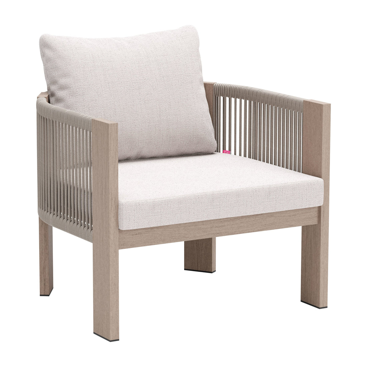 Rebel Outdoor Patio Accent Chair, Beige