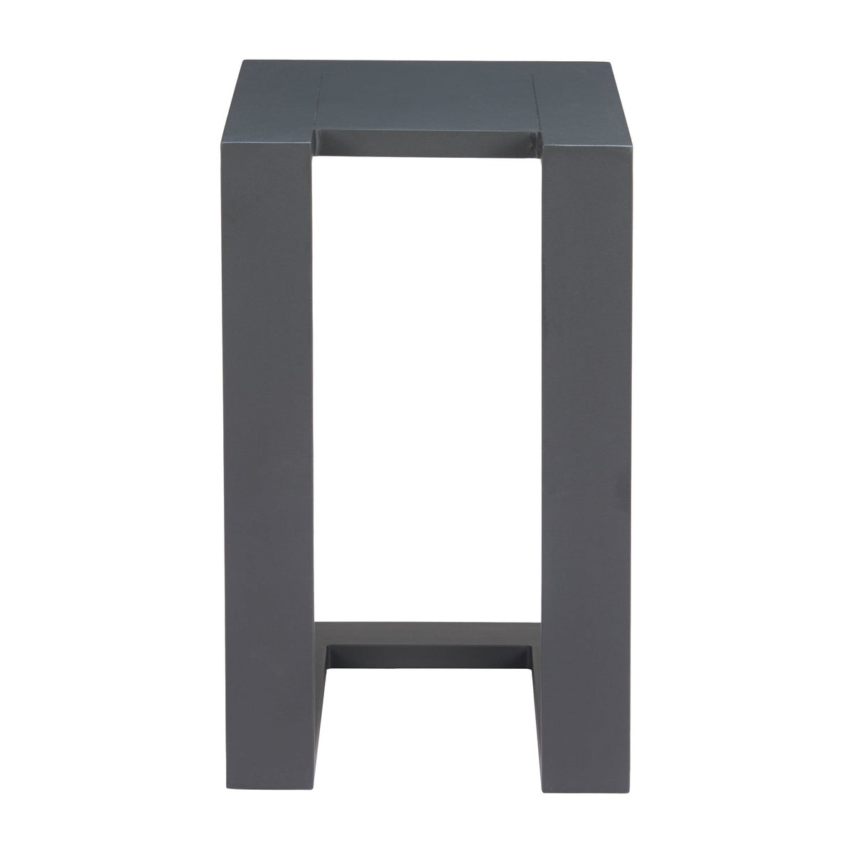 Tudi Outdoor Patio Side Table, Black