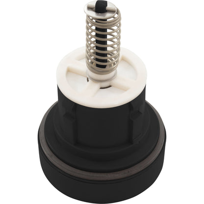 A&A Style I black low flow in-floor cleaning head 521771 on a white background, supplier photo