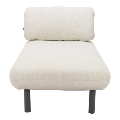Aperto Outdoor Patio Chaise Lounge, Beige