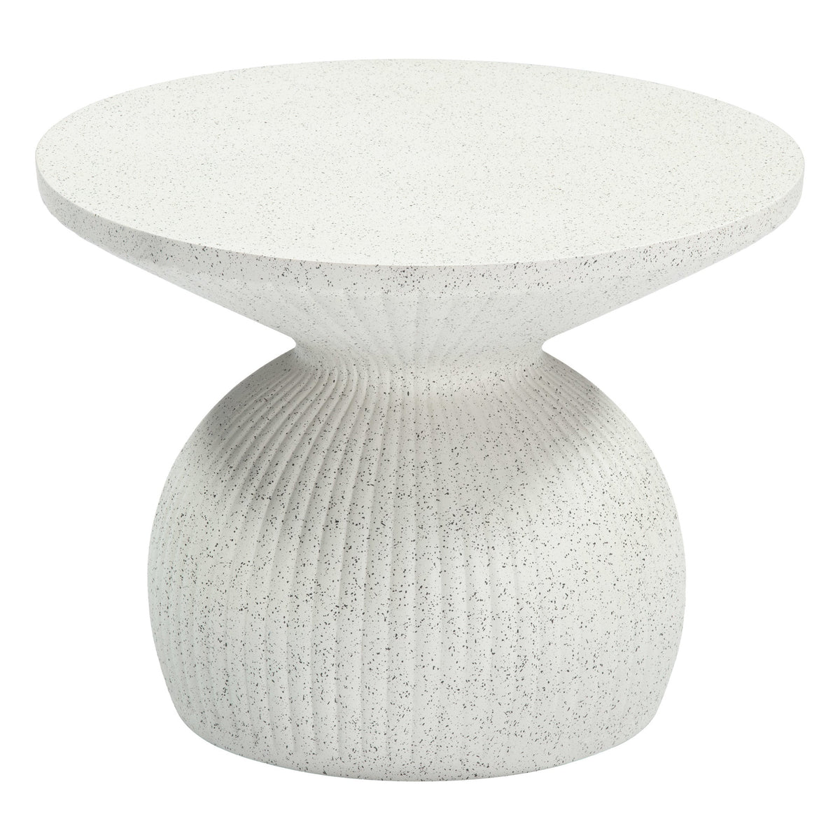 Corza Outdoor Patio Coffee Table, White