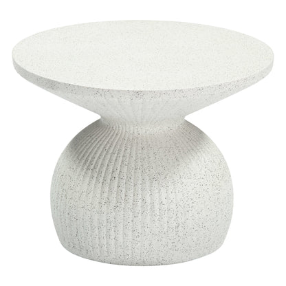 Corza Outdoor Patio Coffee Table, White