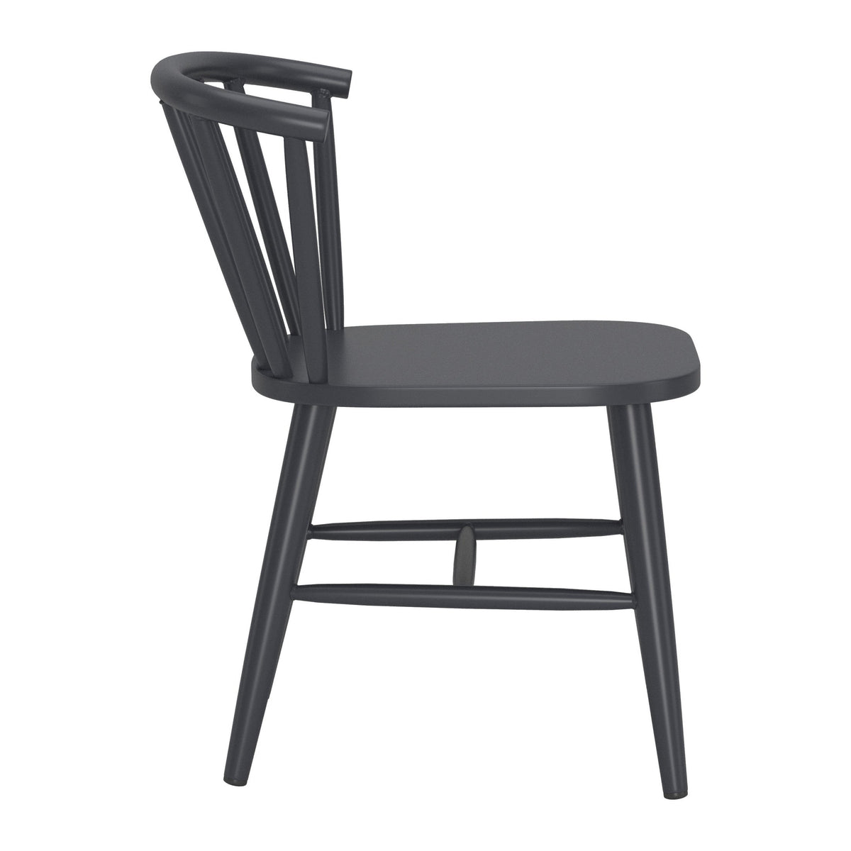 Shio Outdoor Patio Dining Chair, Black