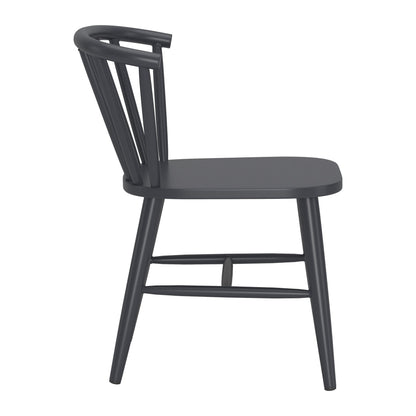 Shio Outdoor Patio Dining Chair, Black