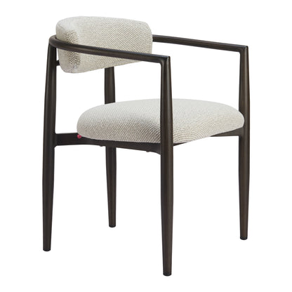 Midori Outdoor Patio Dining Chair, White