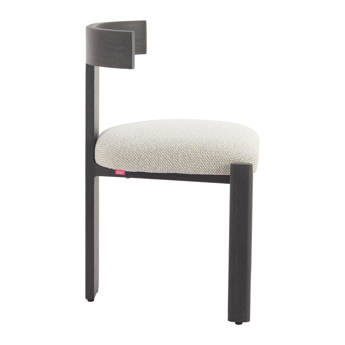 Tiana Outdoor Patio Dining Chair, Black & Beige