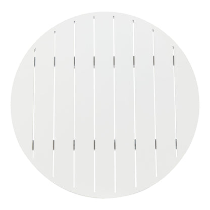 Ren Outdoor Patio Bar Table, White