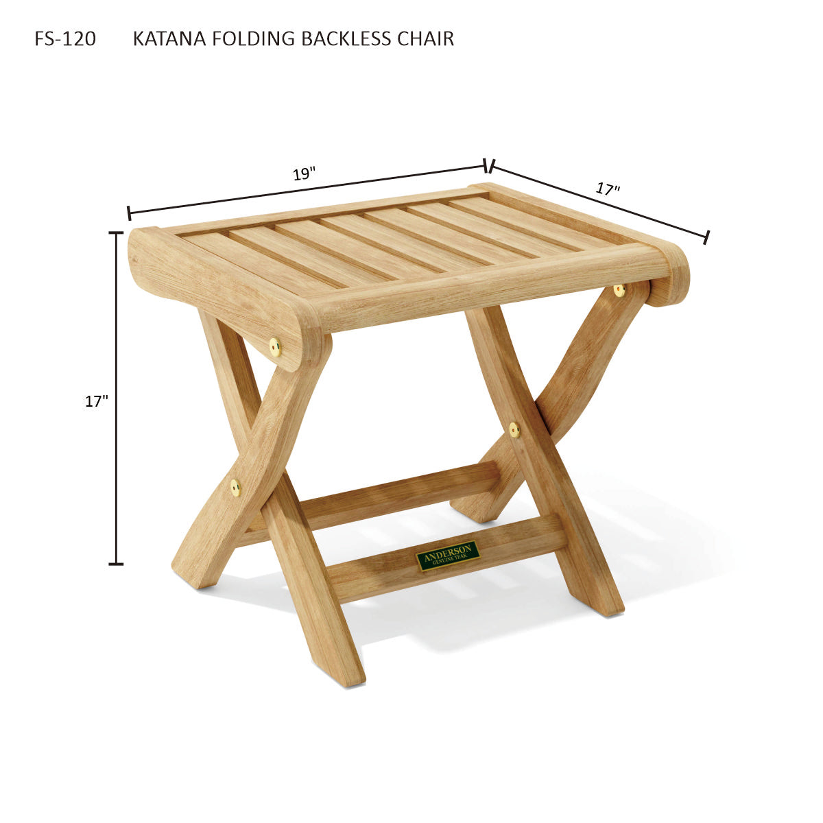 Anderson Teak Katana Foot Stool